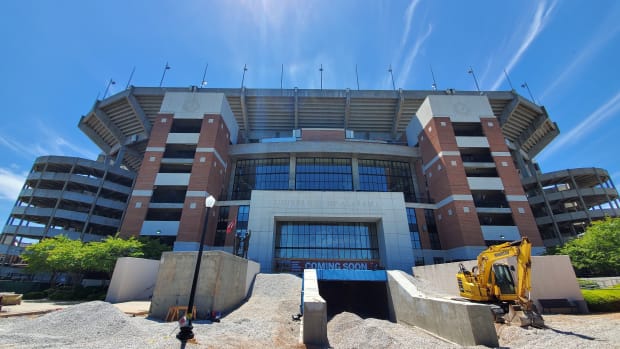 Bryant-Denny Stadium construction, April 18, 2020